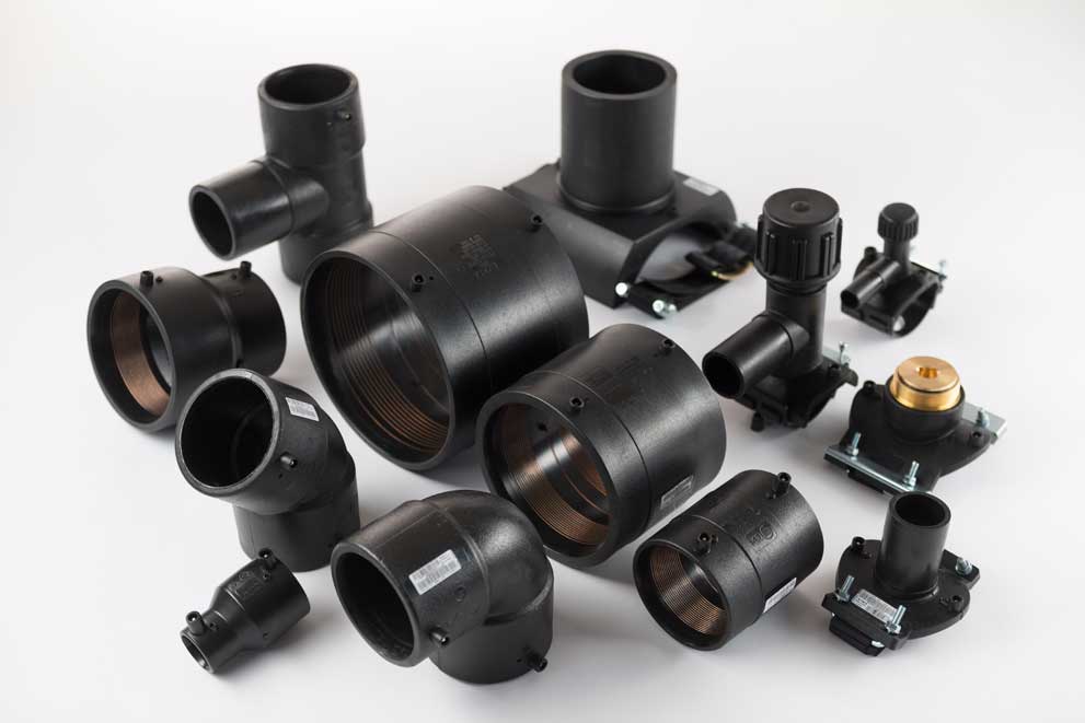 Accesorios Elofit Electrosoldables de polietileno Gama-completa-accesorios-electrosoldables-compatibles-con-todas-las-maquinas-de-electrofusion