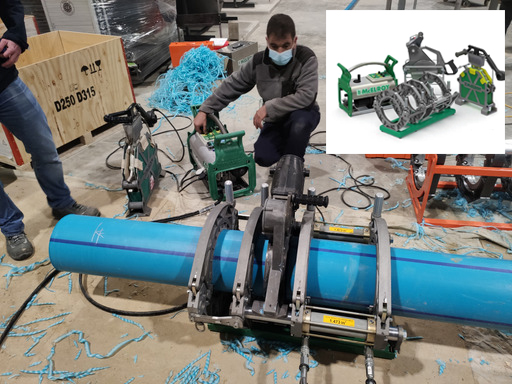 Máquina a tope / a testa soldadora ACROBAT 250 Máquina a tope / a testa soldadora ACROBAT 250